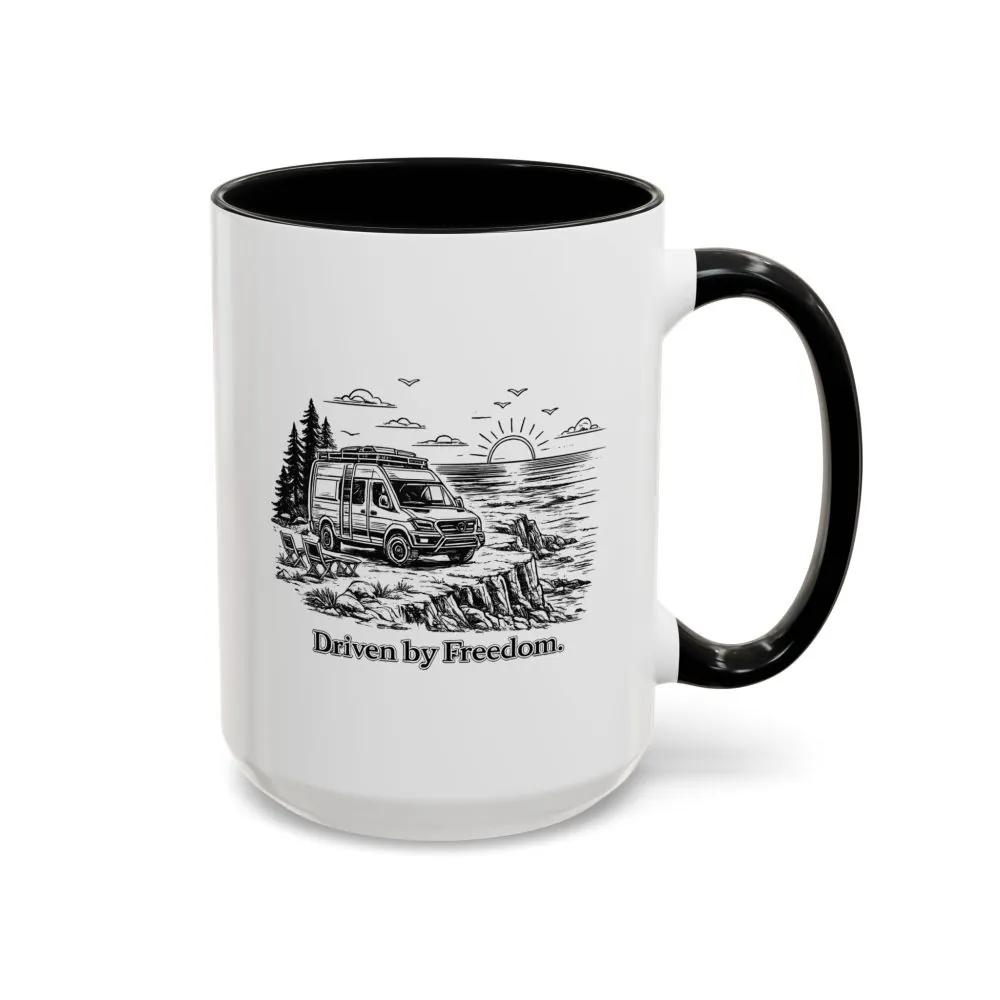 243503653660533879_2048.jpeg Accent Coffee Mug (11, 15oz) — "Driven By Freedom" Design Minimal-Line