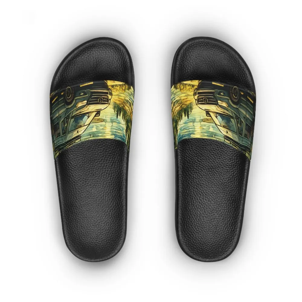 2494352293684596053_2048.jpeg Women's Slide Sandals - Mercedes Camper Van Slides (Cubic-Line)