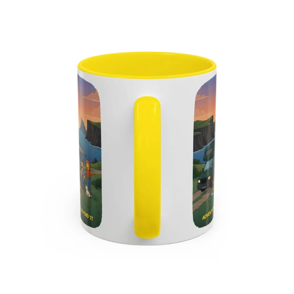 249803845852341896_2048.jpeg Accent Coffee Mug (11, 15oz) — "Adventure Awaits-Go Find It"" Design Sitcom-Line