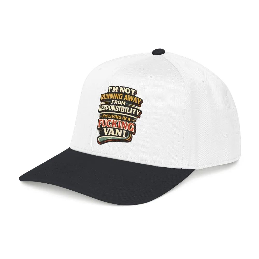 2501517715056207900_2048.jpeg Baseball Cap - "I`m Not running Away" Design F**K-Line