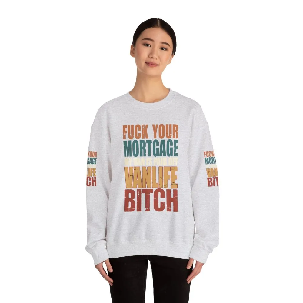 2505223633331025675_2048.jpeg Unisex Heavy Blend™ Crewneck Sweatshirt — "Fuck Your Mortgage" Design F**K-Line