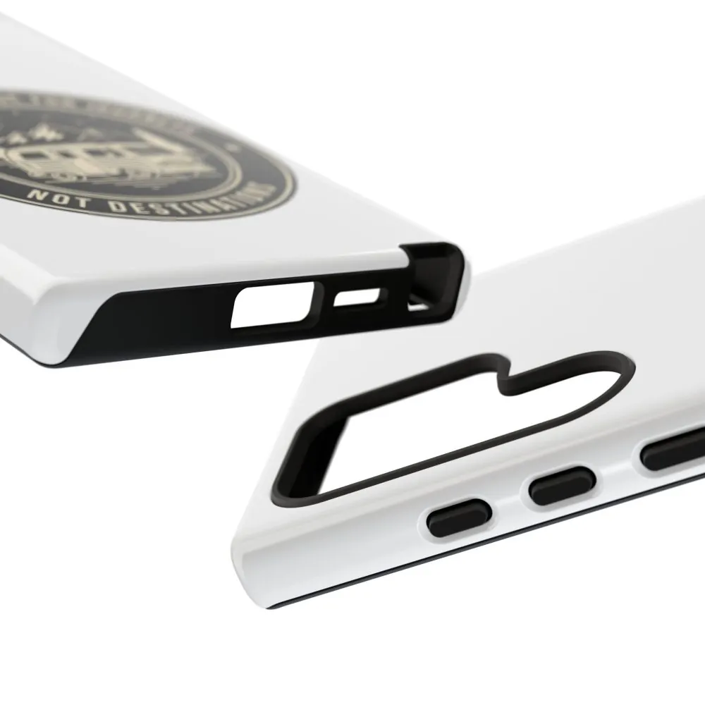 Phone Case — "ROAD WHERE MADE FOR JOURNEYS-NOT DESTINATIONS" Camper Van Design