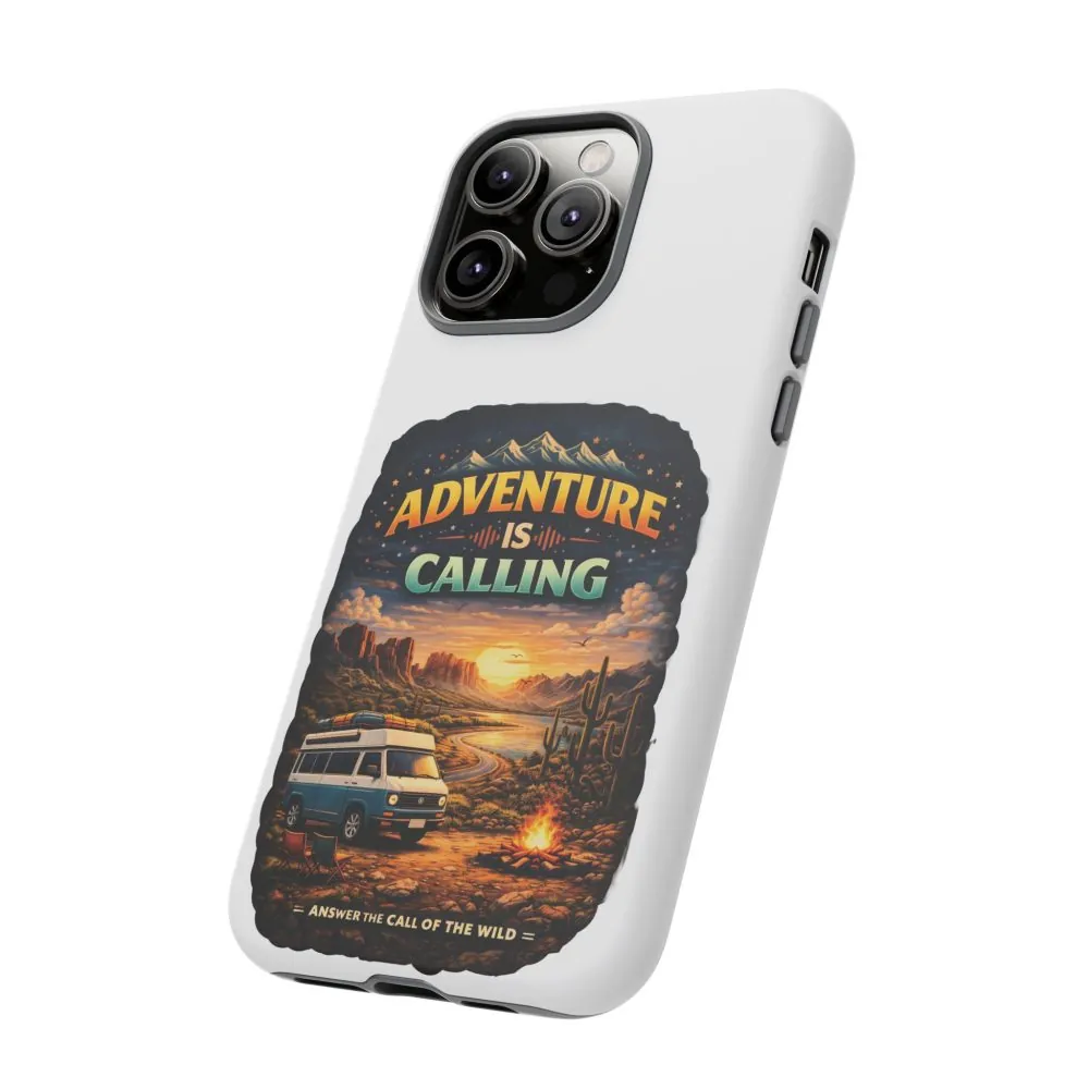 Phone Case — "Adventure Is Calling" (Design Scenic-Line)