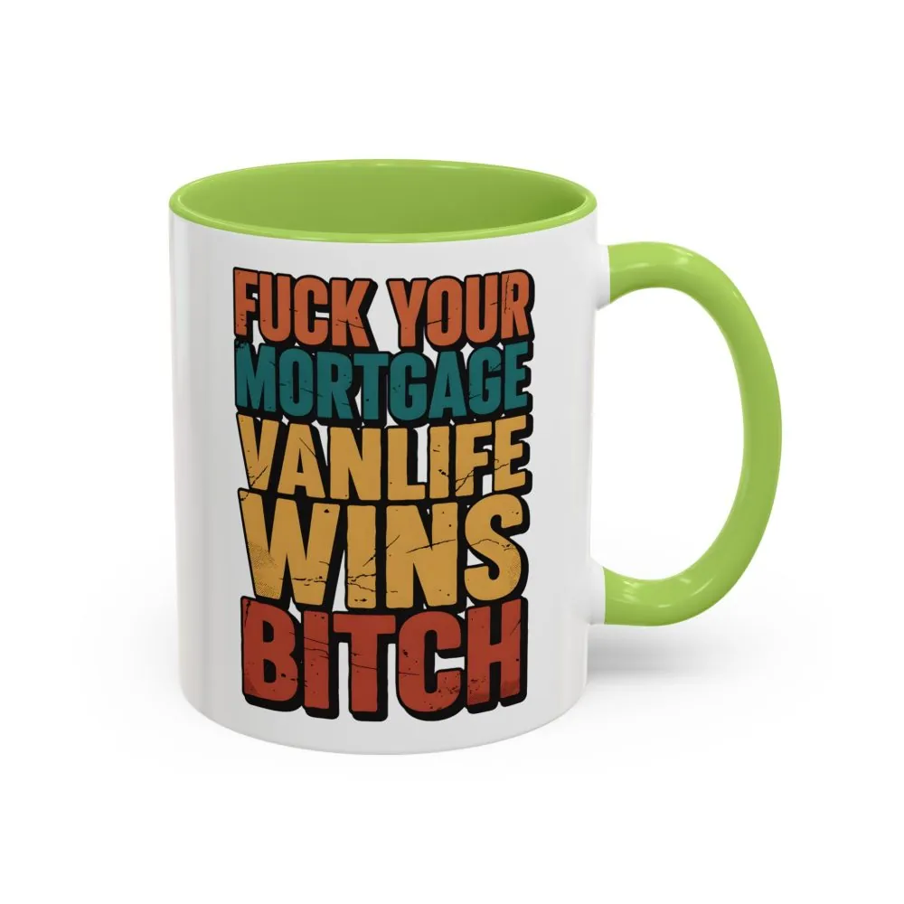 2540764000122457521_2048.jpeg Accent Coffee Mug (11, 15oz) — "Fuck Your Mortgage" Design F**K-Line