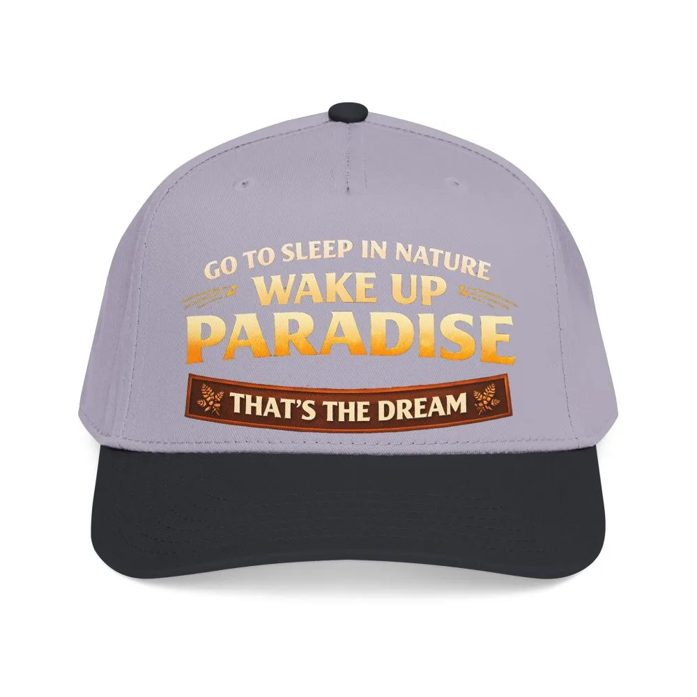 2542531721163854930_2048.jpeg Baseball Cap - "Go sleep Nature-Wake Up Paradise" Design Scenic-Line