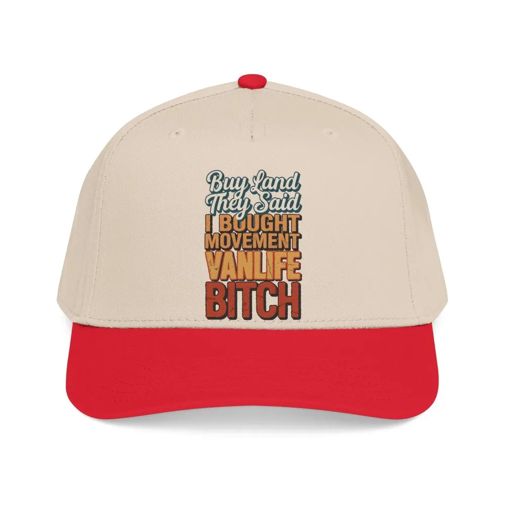 Baseball Cap - "Buy Land They Said" Design F**K-Line