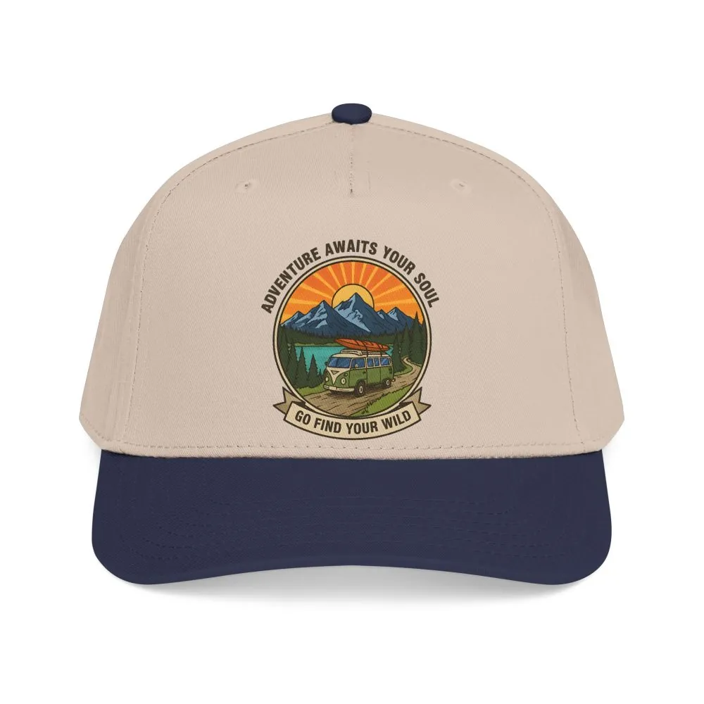 Baseball Cap — "Go Find Your Wild" Outdoor Patch