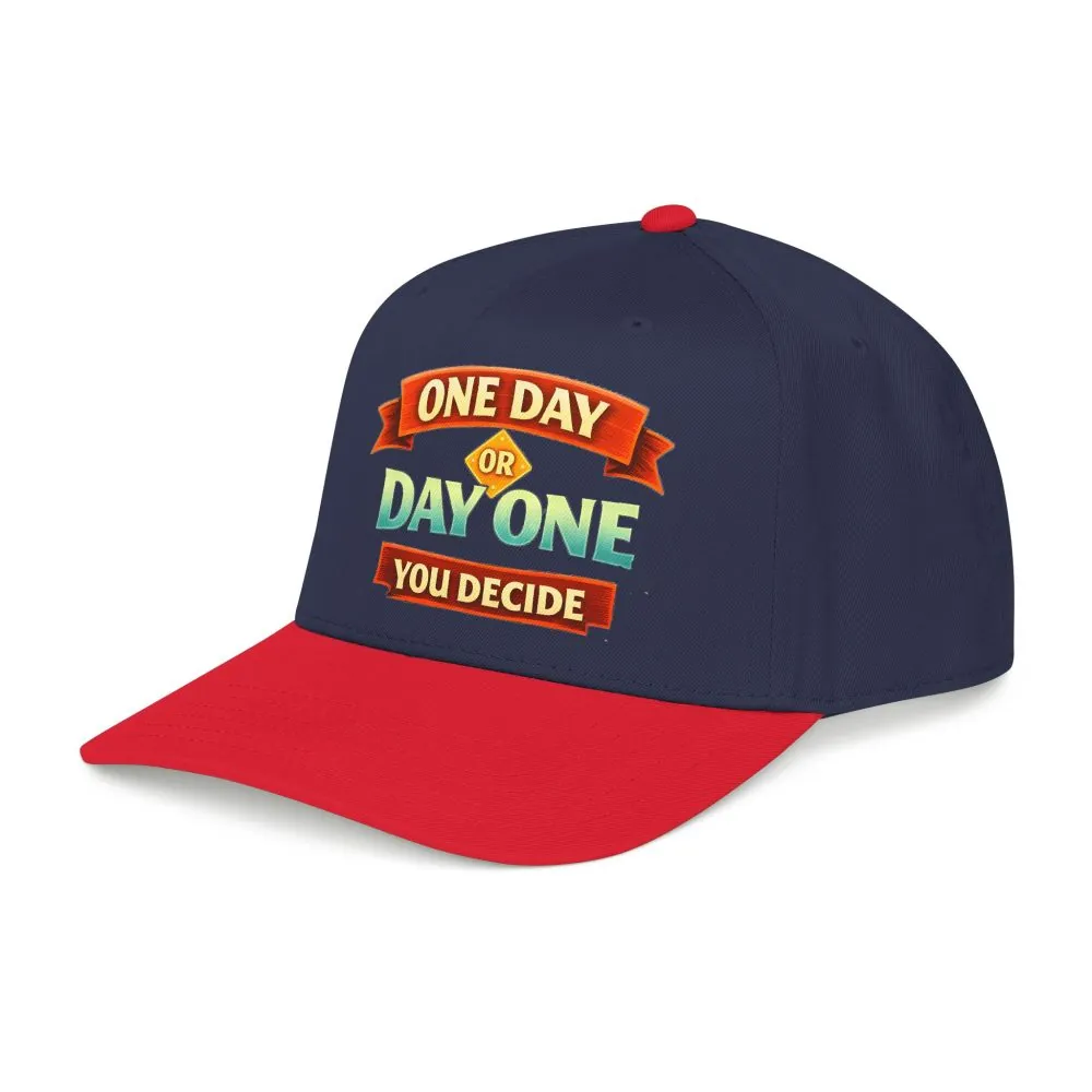 Baseball Cap - "One Day Or Day One" Design Scenic-Line