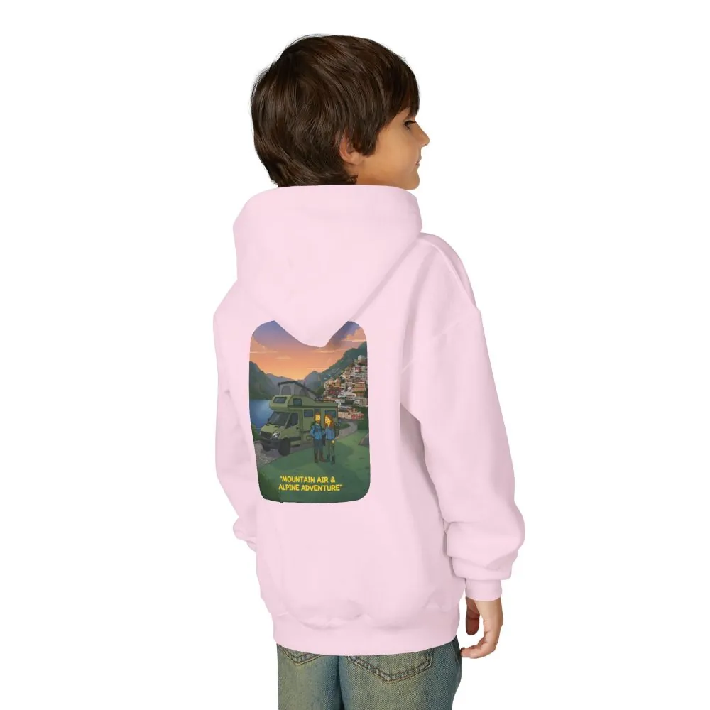 2560386696513051373_2048.jpeg Youth Hoodie(Gildan) – "Mountain Air And Alpine Adventure" (Design Sitcom-Line)
