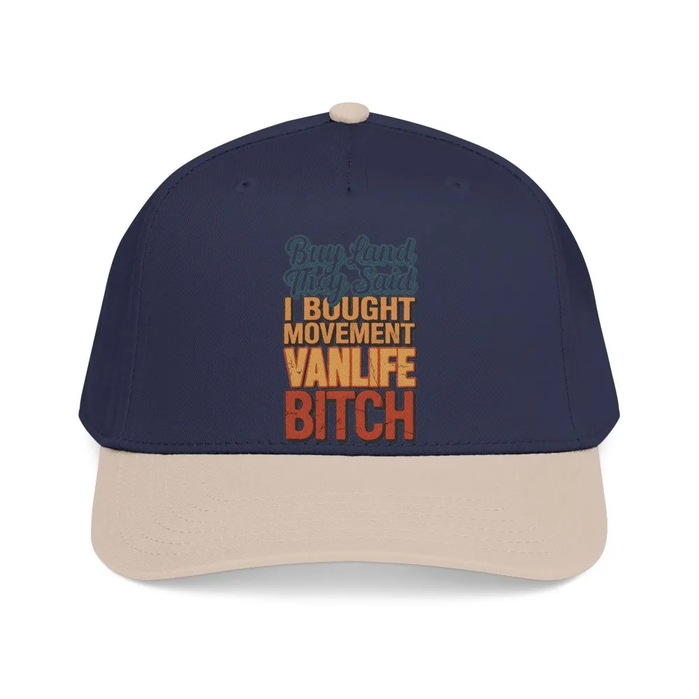Baseball Cap - "Buy Land They Said" Design F**K-Line