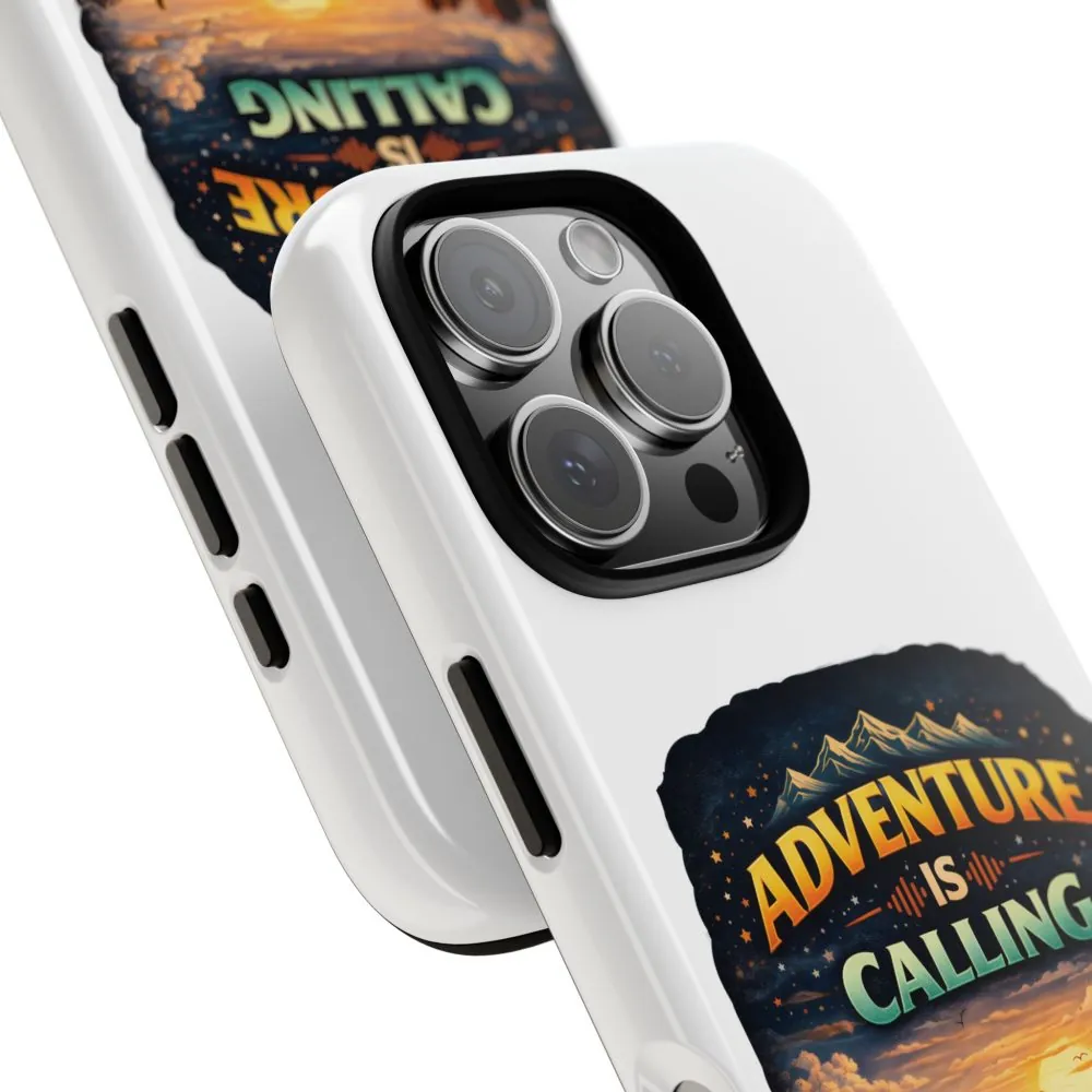 Phone Case — "Adventure Is Calling" (Design Scenic-Line)