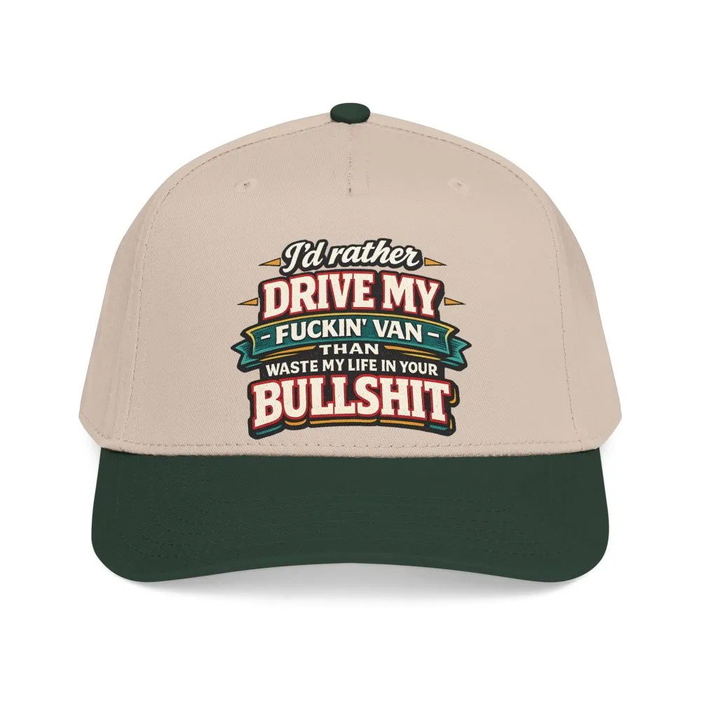 Baseball Cap - "I´d Rather Drive My Fucking Van" Design F**K-Line