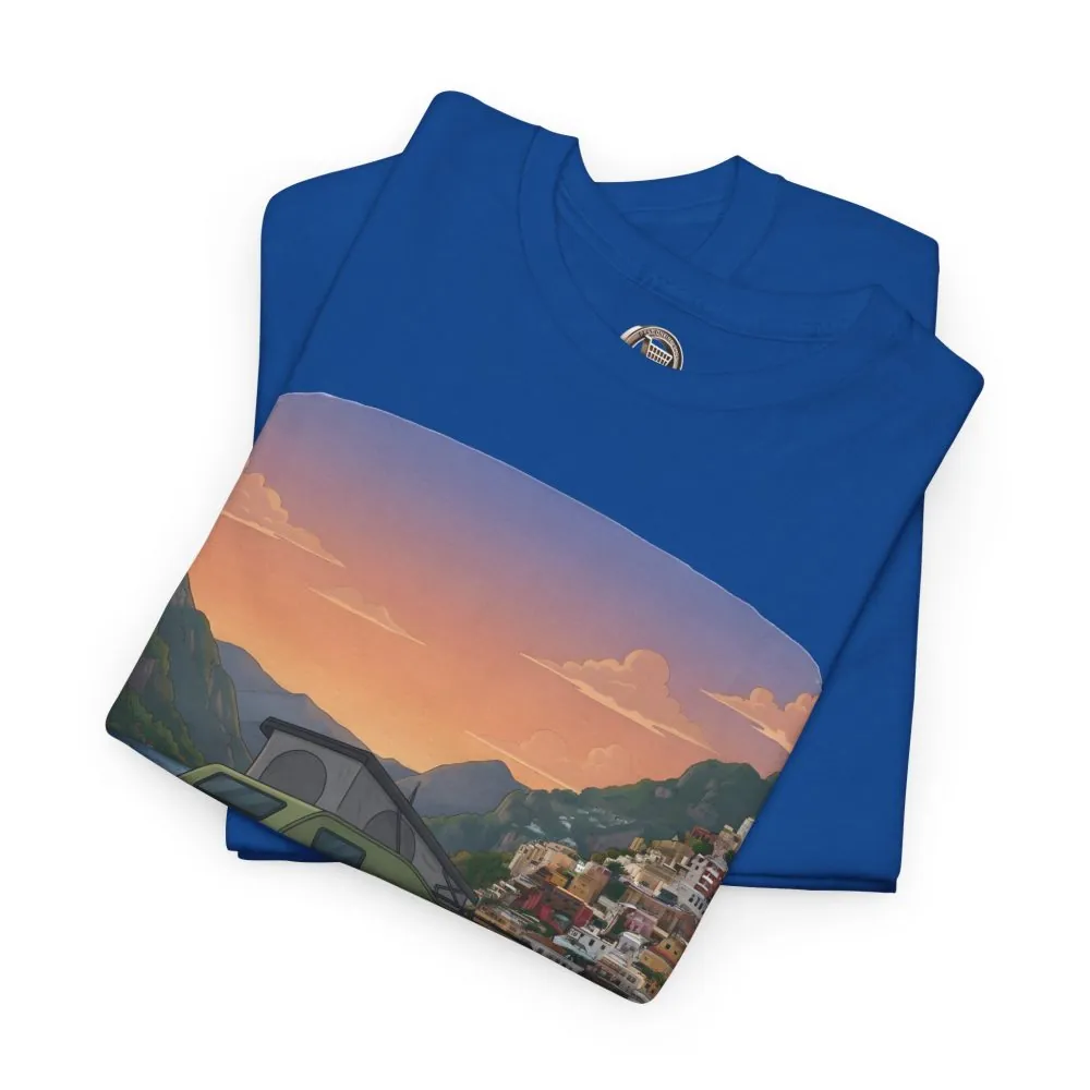 2641118505010258123_2048.jpeg Unisex Heavy Cotton Tee — "Mountain Air And Alpine Adventure" Design Sitcom-Line