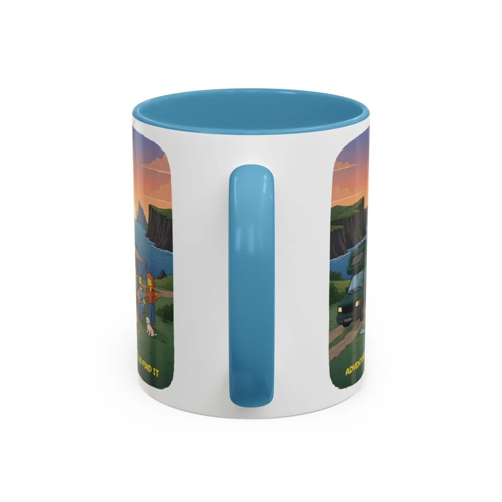 267069325851597656_2048.jpeg Accent Coffee Mug (11, 15oz) — "Adventure Awaits-Go Find It"" Design Sitcom-Line