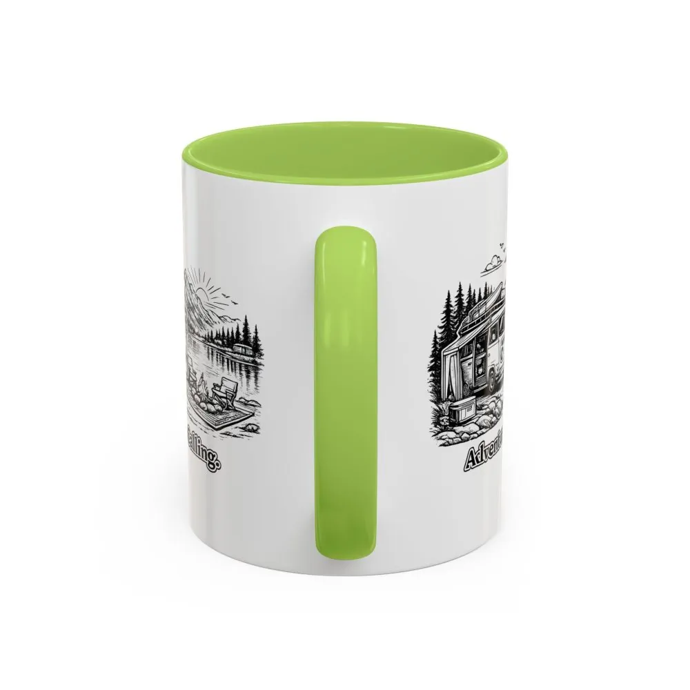 2683130240324180014_2048.jpeg Accent Coffee Mug (11, 15oz) — "Adventure Is Calling" Design Minimal-Line