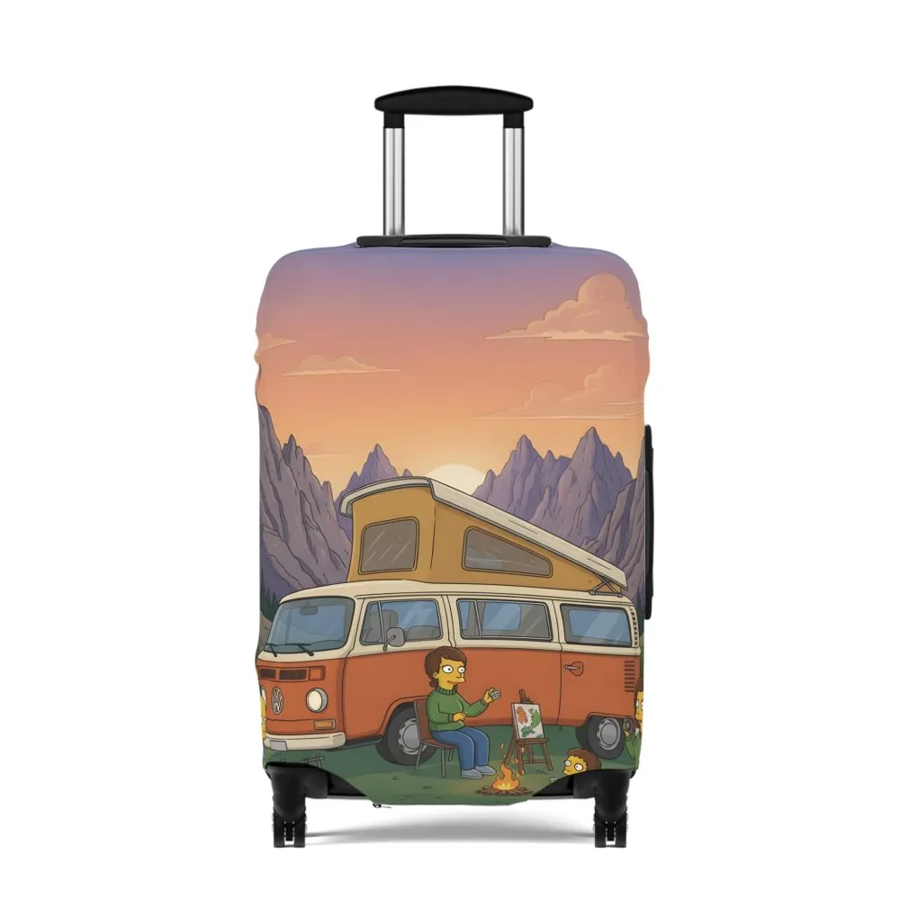 2686753722184398921_2048.jpeg Luggage Cover — Adventure Camper Sketch Travel Suitcase(Design Sitcom-Line)