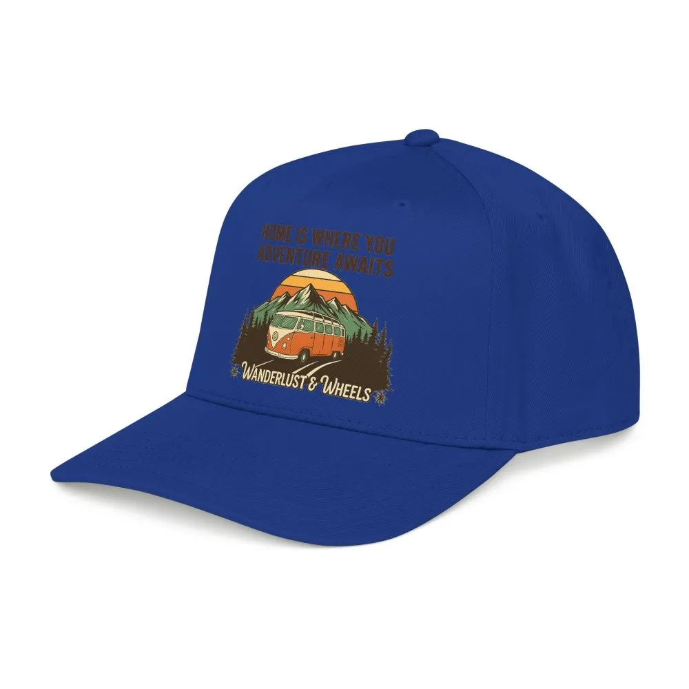 2718775358531943418_2048.jpeg Baseball Cap - "Home Is Where You Adventure Awaits" Mid Profile Baseball Cap