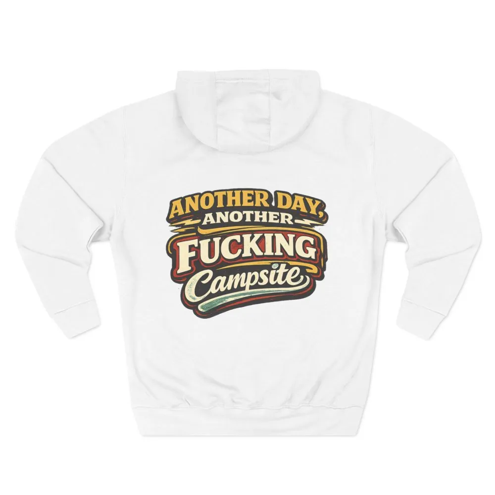 Three-Panel Fleece Hoodie - "Another Day" Design F**K-Line