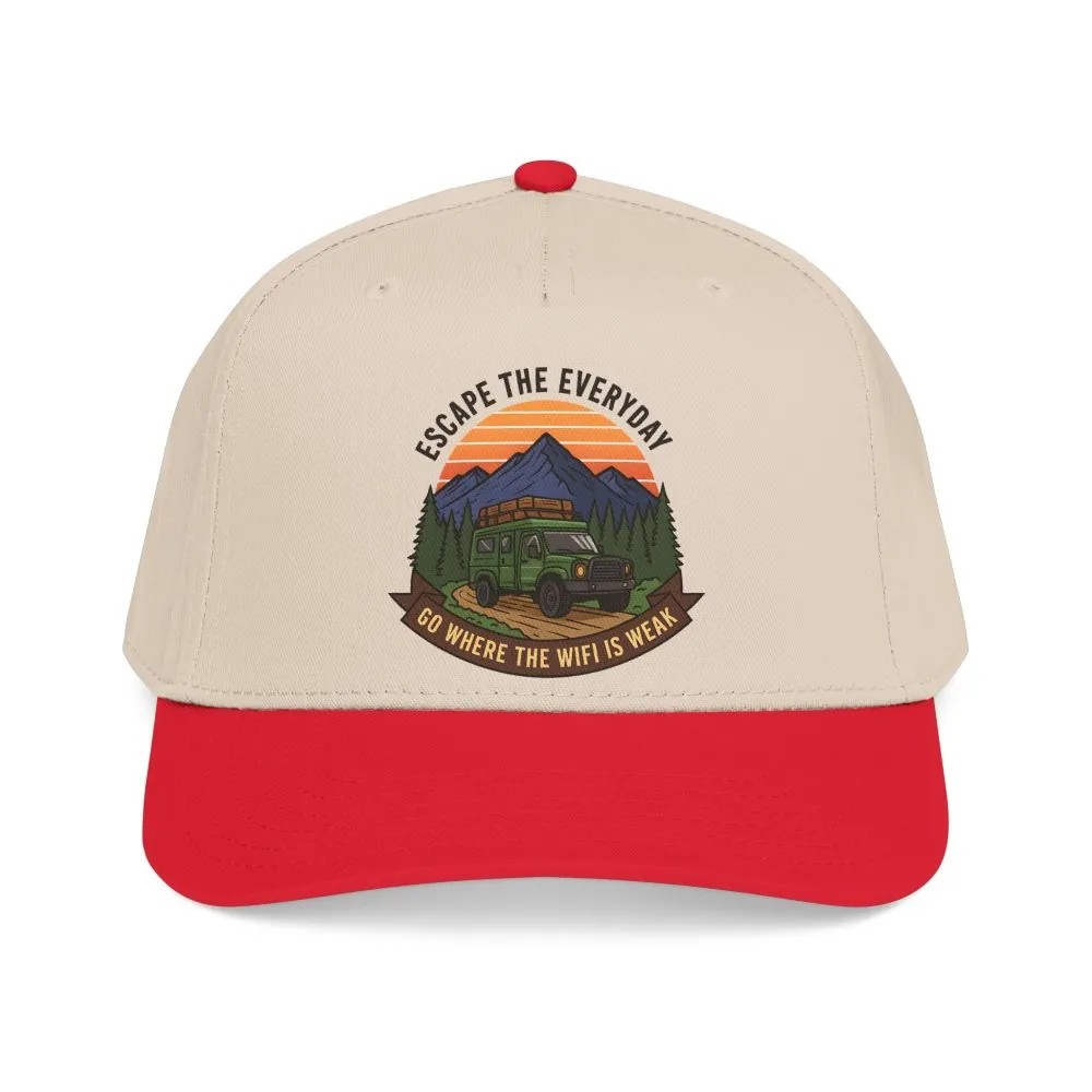 2772700737709345182_2048.jpeg Baseball Cap - 'Escape the Everyday' Off-Road Adventure Hat