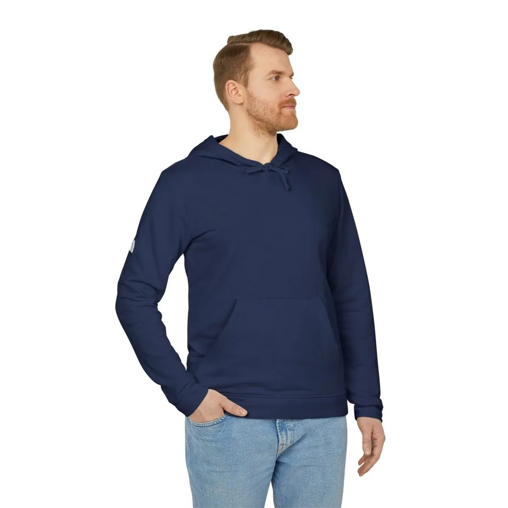Hoodie(Adidas) — "Home Is Where You Park It-Adventure is the destination" Outdoor Travel Pullover (Only Back Printed)