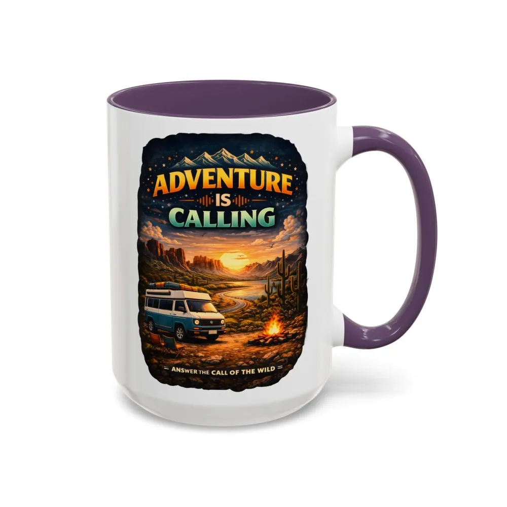 2814298402874309194_2048.jpeg Accent Coffee Mug (11, 15oz) — "Adventure Is Calling" Design Scenic-Line