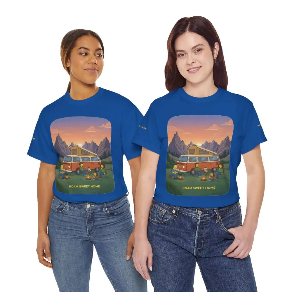 2850445931776811938_2048.jpeg Unisex Heavy Cotton Tee — "Roam Sweet Home" Design Sitcom-Line