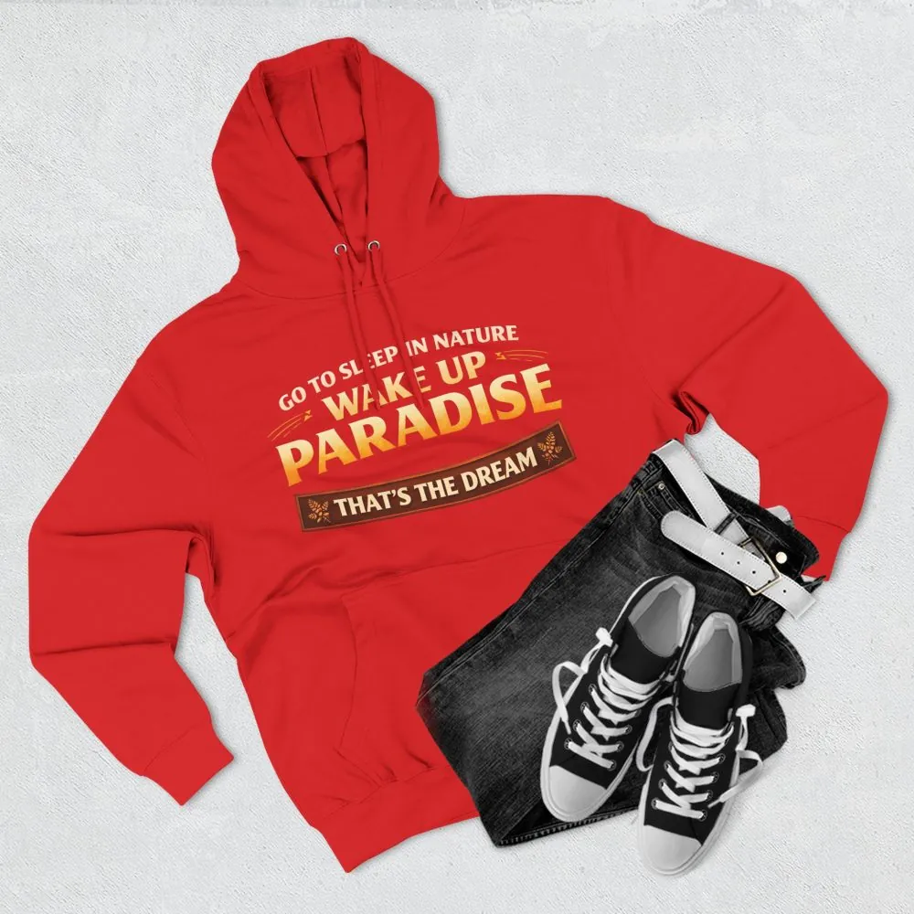 285117378787584066_2048.jpeg Three-Panel Fleece Hoodie - "Go To Sleep In Nature " Design Scenic-Line