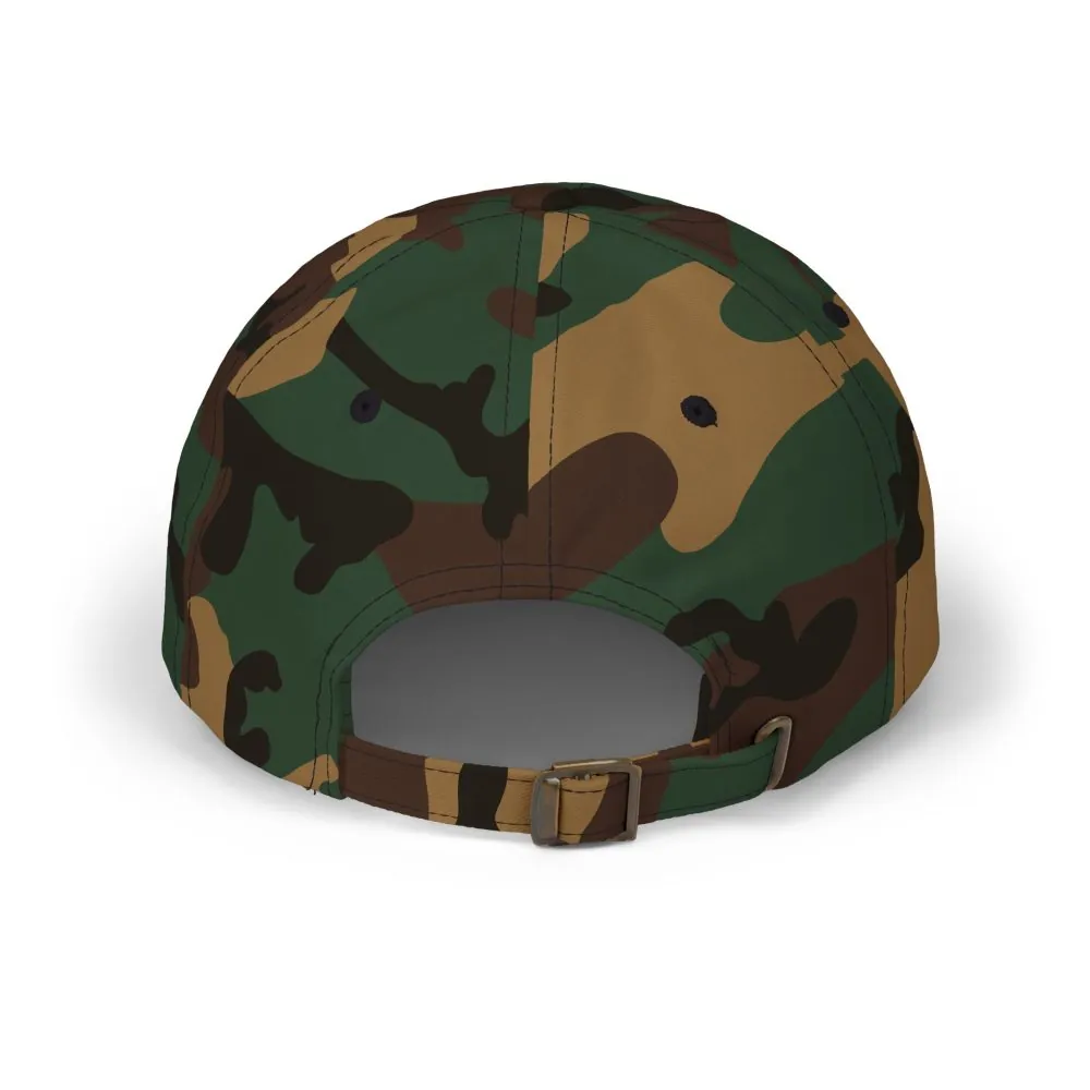 Dad Cap - "ROAD WHERE MADE FOR JOURNEYS-NOT DESTINATIONS" Vintage National Park Stamp Hat