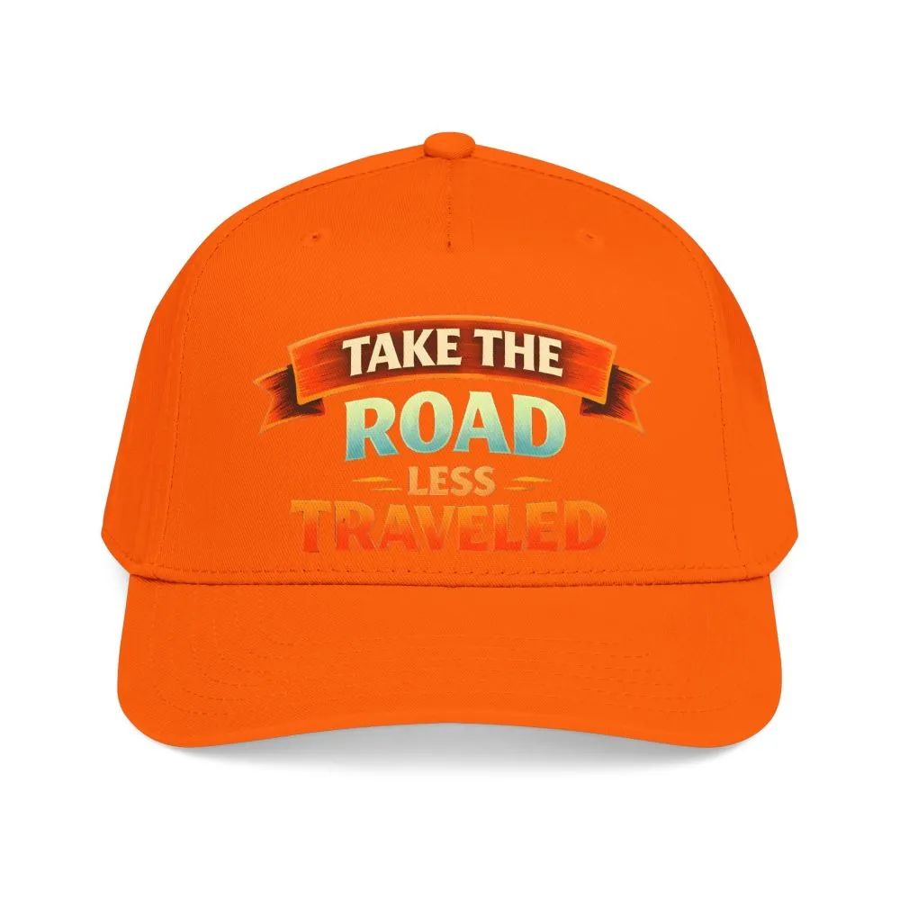 Baseball Cap - "Take The Road Less Traveled" Design Scenic-Line