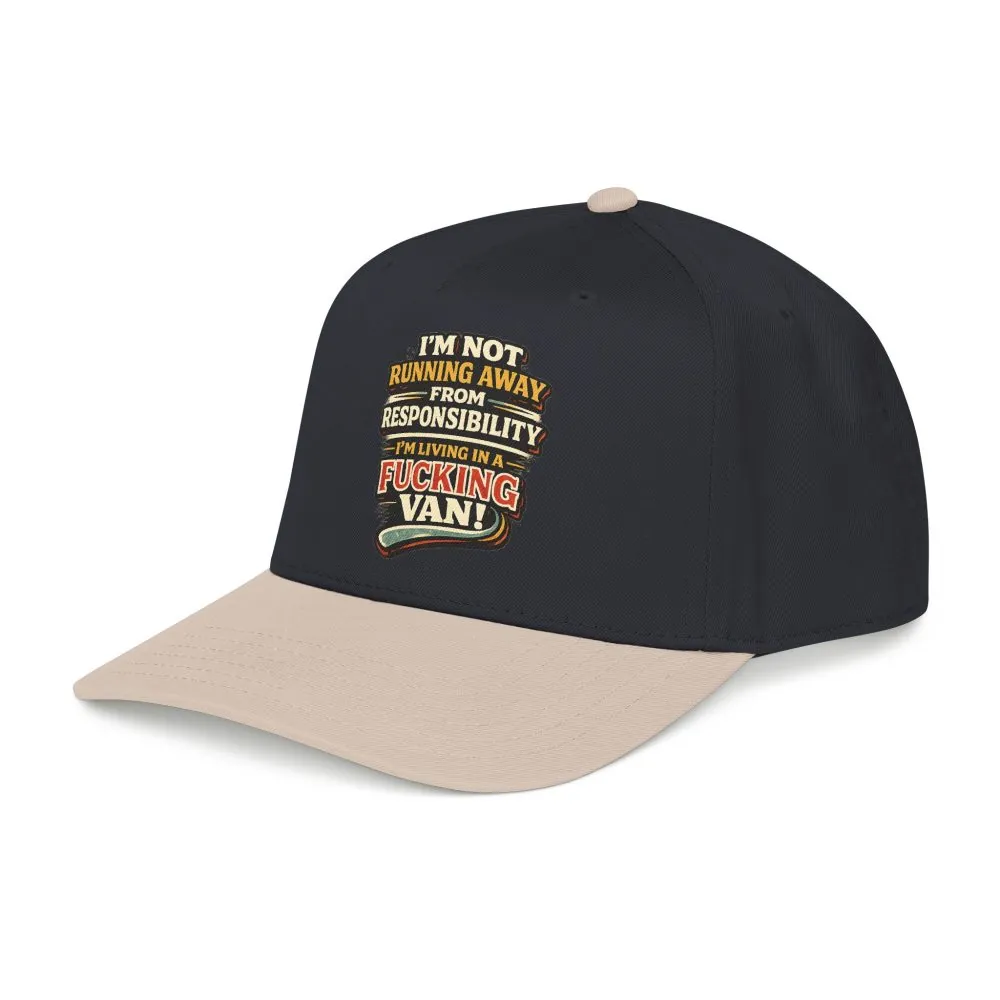 290043562752904165_2048.jpeg Baseball Cap - "I`m Not running Away" Design F**K-Line