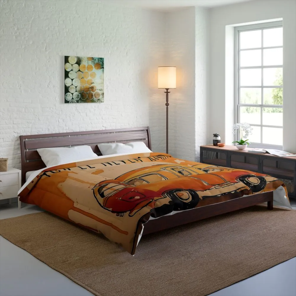 Comforter – "If You Never Go, You'll Never Know" Boho Travel Bedding