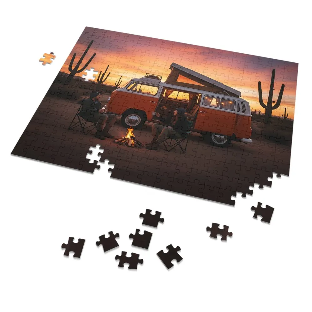 Jigsaw Puzzle with — Campervan Sunset Jigsaw