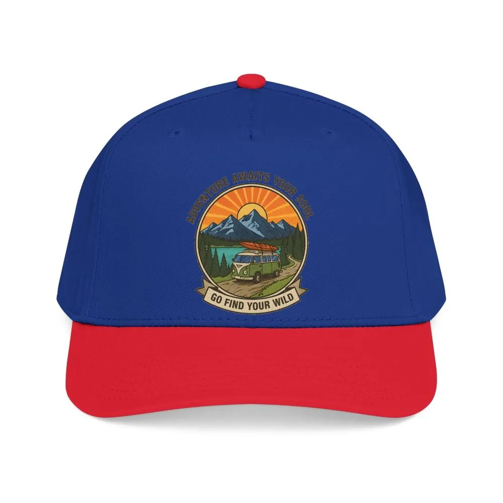 Baseball Cap — "Go Find Your Wild" Outdoor Patch