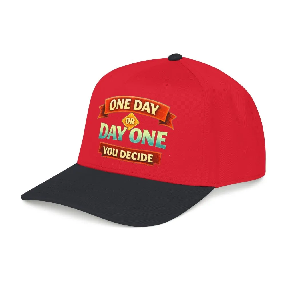 Baseball Cap - "One Day Or Day One" Design Scenic-Line