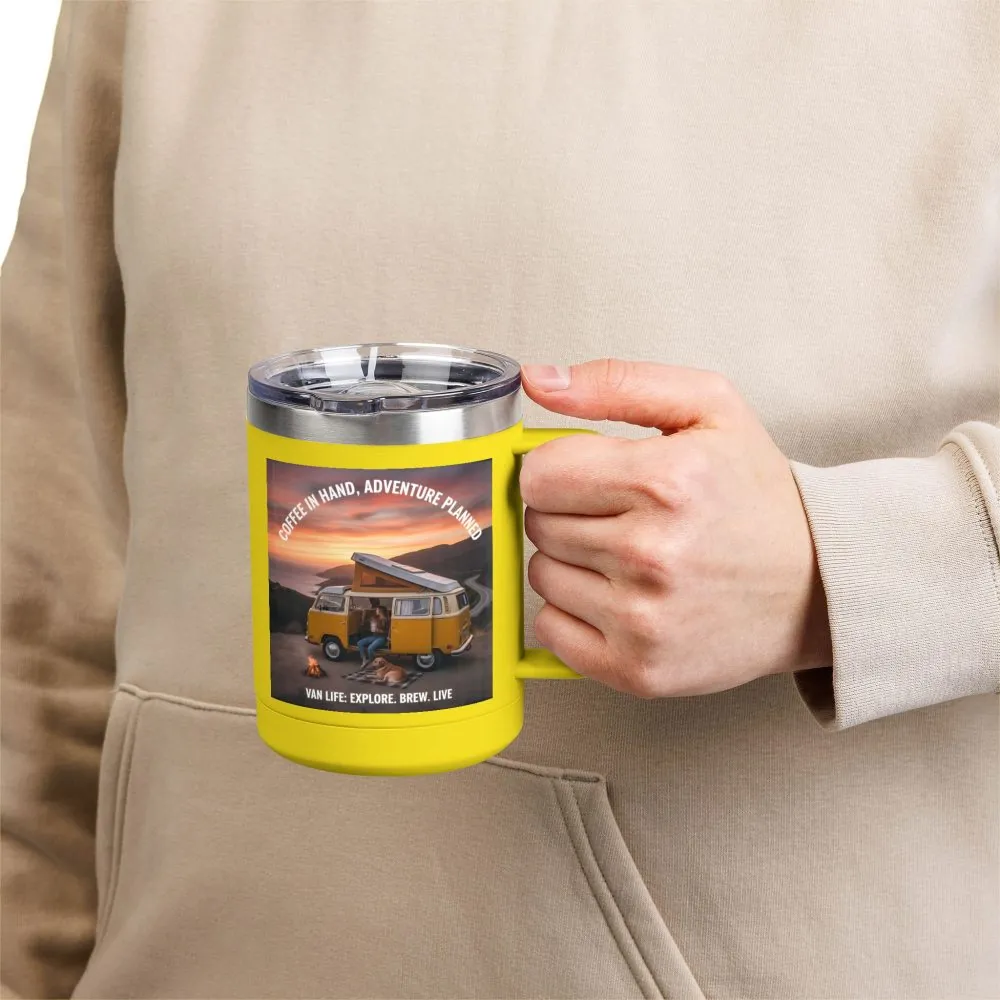 2959698044291910174_2048.jpeg Coffee Mug Tumbler, 15oz — "Coffee in Hand, Adventure Planned"