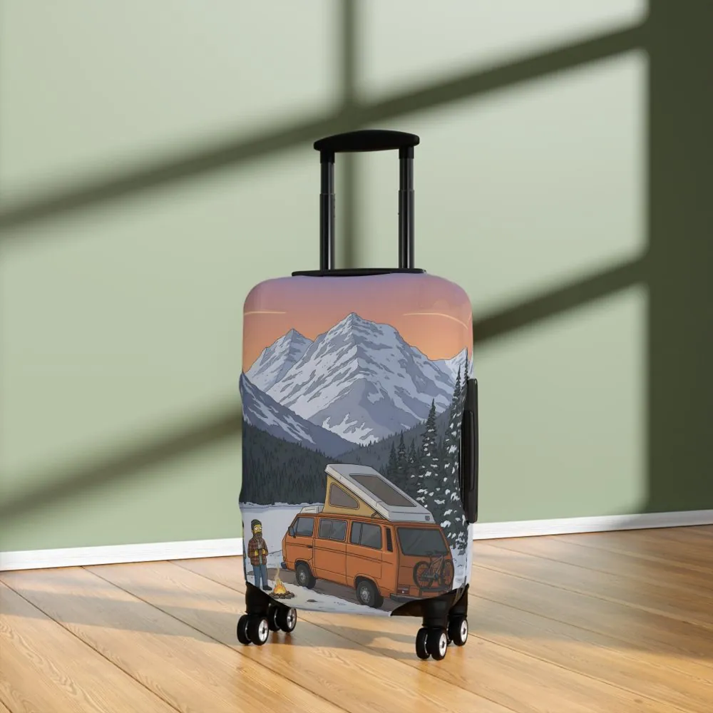 3015898812928933919_2048.jpeg Luggage Cover — Adventure Camper Sketch Travel Suitcase(Design Sitcom-Line)