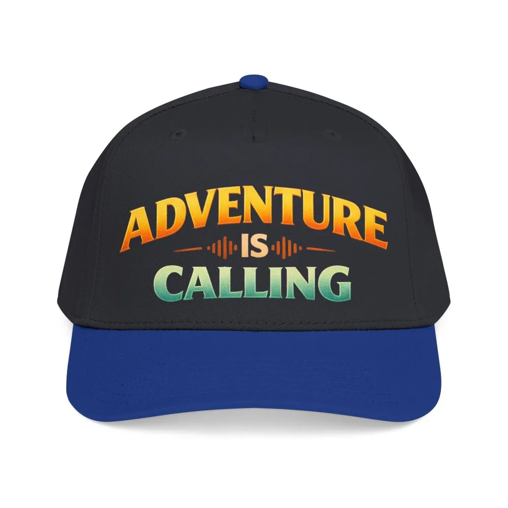 Baseball Cap - "Adventure Is Calling" Design Scenic-Line