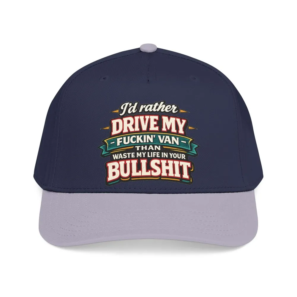 Baseball Cap - "I´d Rather Drive My Fucking Van" Design F**K-Line