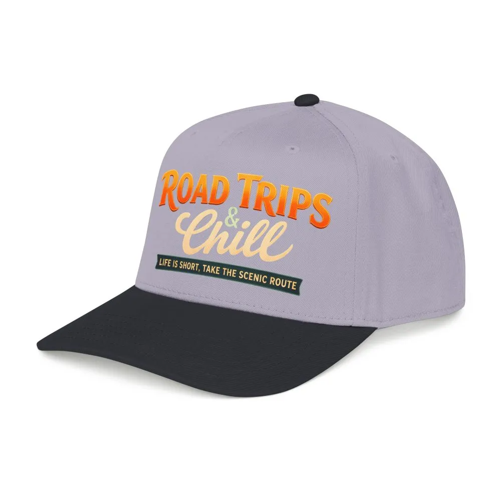 Baseball Cap - "Road Trips And Chill" Design Scenic-Line