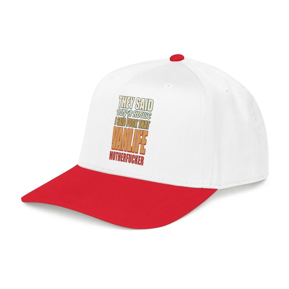 3075723843136254546_2048.jpeg Baseball Cap - "They Said Buy A House" Design F**K-Line
