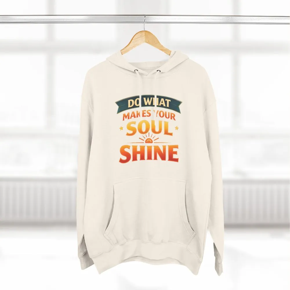 3097270584273811926_2048.jpeg Three-Panel Fleece Hoodie - "Do What Makes Your Soul Shine" Design Scenic-Line