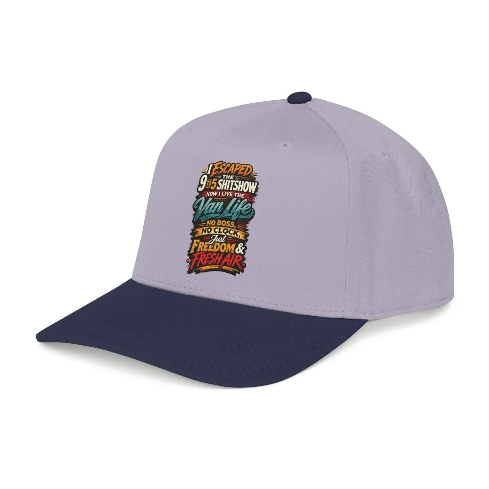 Baseball Cap - "I Escaped The 9 To 5" Design F**K-Line