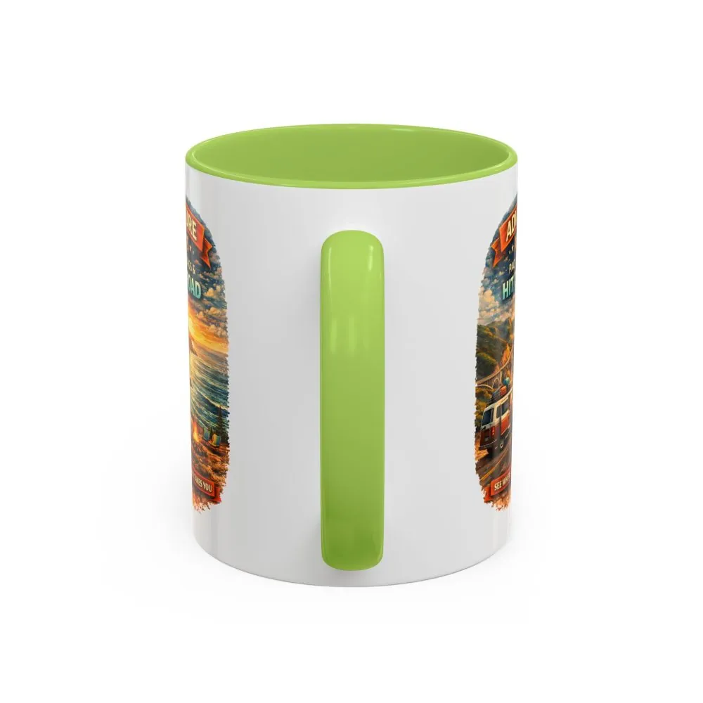 3140108642962747355_2048.jpeg Accent Coffee Mug (11, 15oz) — "Adventure Awaits-Pack Your Bags" Design Scenic-Line