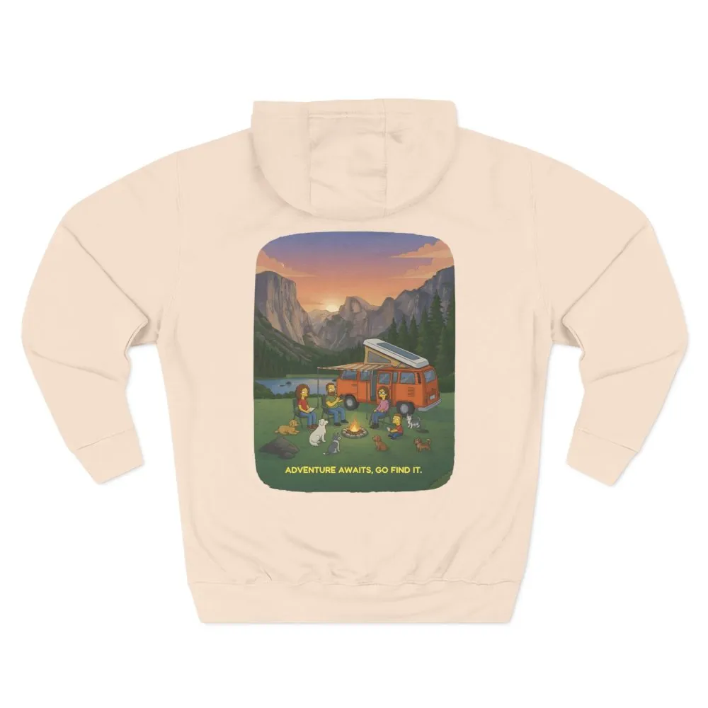 3202677963764988602_2048.jpeg Three-Panel Fleece Hoodie - "Adventure Awaits-Go Find It"" Design Sitcom-Line