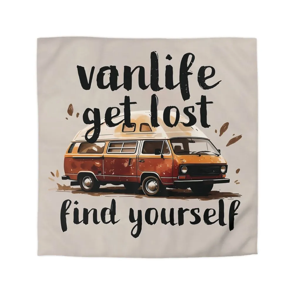 3206118024718320494_2048.jpeg Duvet Cover – “Vanlife Get Lost Find Yourself” Retro Camper Bedding