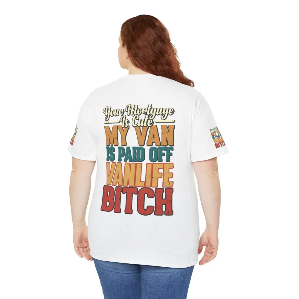 3207014475391650805_2048.jpeg Unisex Heavy Cotton Tee — "Your Mortgage Is Cute" Design F**K-Line