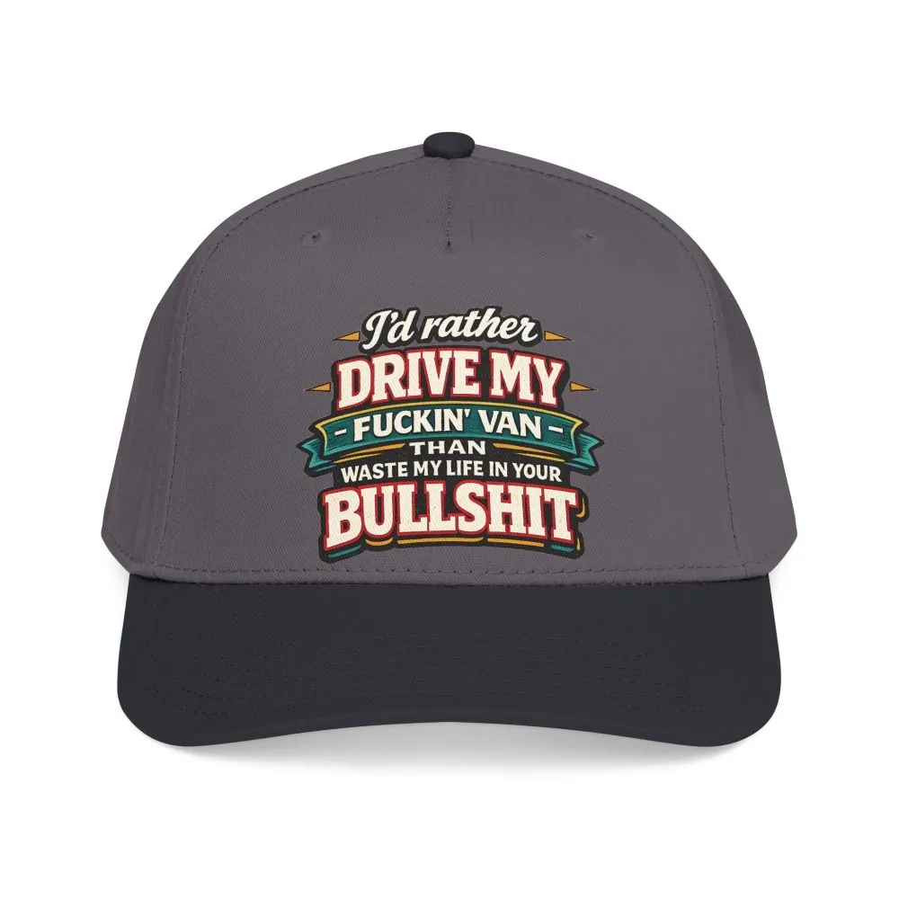 Baseball Cap - "I´d Rather Drive My Fucking Van" Design F**K-Line