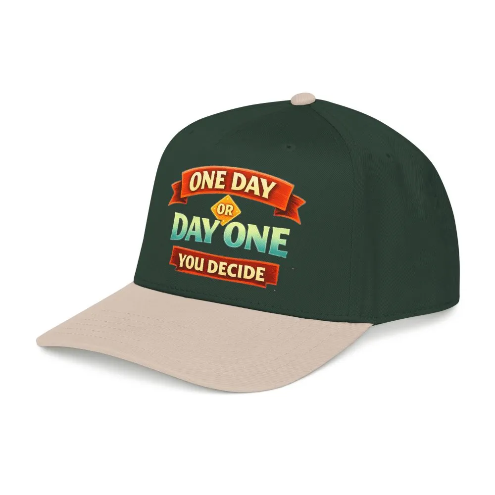 Baseball Cap - "One Day Or Day One" Design Scenic-Line