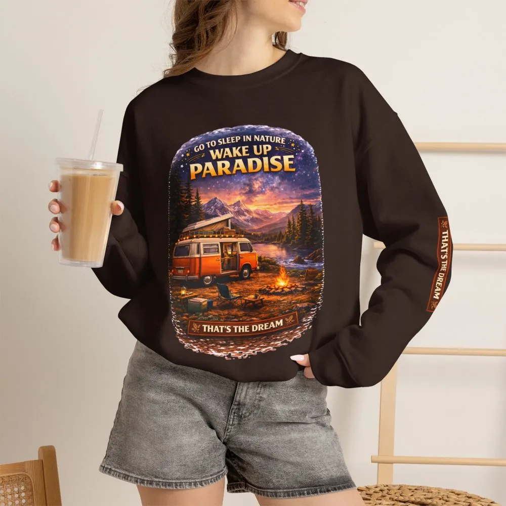 3254908742865027789_2048.jpeg Unisex Heavy Blend™ Crewneck Sweatshirt — "Go To Sleep Nature " Design Scenic-Line