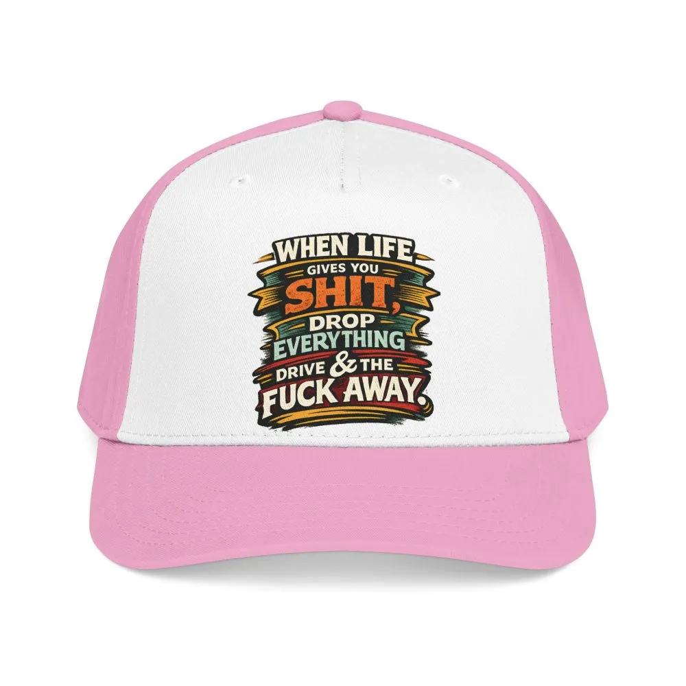 3266463409931426805_2048.jpeg Baseball Cap - "When Live Gives You Shit" Design F**K-Line